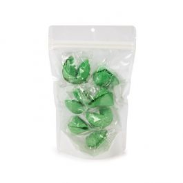 Eco Friendly Stå upp påsar Rispapper Transparent/vit med hängande hål 14,9x8,9x23,2 cm (100 st) [ZBGRC7CW]