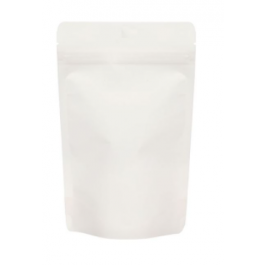 Stå upp påsar White Kraft 13x8x20.5 cm | 113 gram (100 st) [ZBGSK3W]