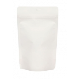 Stå upp påsar White Kraft 8x5x13cm | 28 gram (100 st) [ZBGSK1W]
