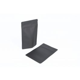 Stå upp påsar Svart kraft 13x8x20,5cm | 113 gram (100 st) [ZBGSK3BK]