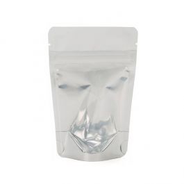 Stå upp påsar Transparent/Vit 8x5x13cm | 28 gram (100 st) [ZBGW1]
