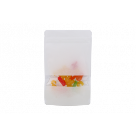 Stå upp påsar Vit Kraft 13x7x20,5cm | 113 gram (100 st) [ZBGW3WK]