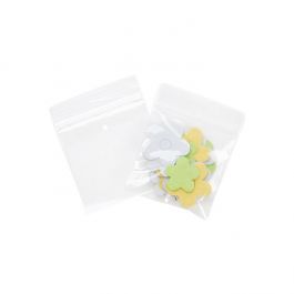 Blixtlåspåsar med lufthål 5x5cm Kristallklart PP 50 mikron (100 st) [ZC22V]
