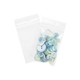 Blixtlåspåsar 5x7,5cm Kristallklart PP 50 mikron (100 st) [ZC23]