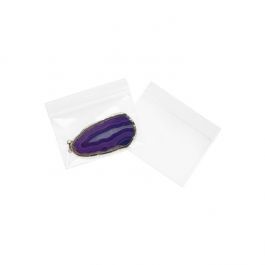 Blixtlåspåsar 7,5x5cm Kristallklart PP 50 mikron (100 st) [ZC32]