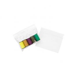 Blixtlåspåsar med lufthål 7,5x5cm Kristallklart PP 50 mikron (100 st) [ZC32V]