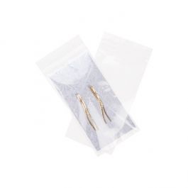 Blixtlåspåsar med lufthål 7,5x15cm Kristallklart PP 50 mikron (100 st) [ZC36V]