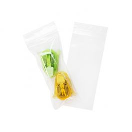 Blixtlåspåsar 7,5x18cm Kristallklart PP 50 mikron (100 st) [ZC37]