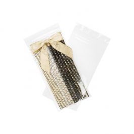 Blixtlåspåsar med lufthål 10x20,5cm Kristallklart PP 50 mikron (100 st) [ZC48V]