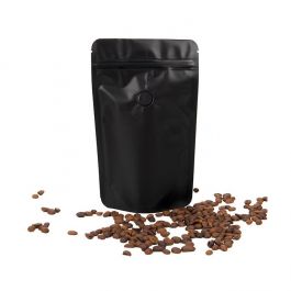 Stå upp påsar Black 13x7,9x20,6cm w/Valve (100 st) [ZBGM3MBV]