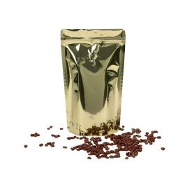 Stå upp påsar Gold 17,1x8,9x28,6cm w/Valve (100 st) [ZBGM4SGV]