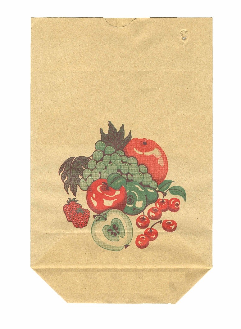 Tryckta väskor med korsad botten