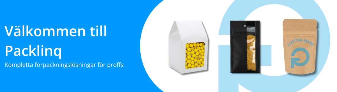 Välkomstbanner packlinq